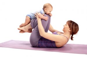 ejercicio con bebe