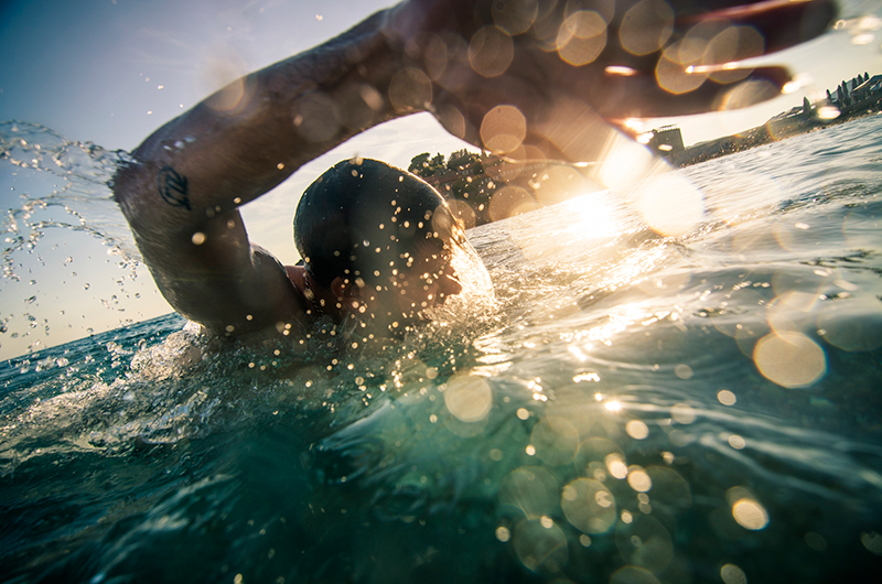 swimming