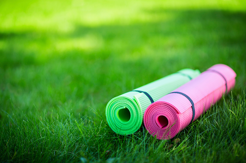 yard yoga