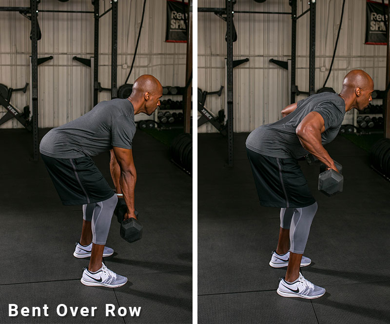 bent over rows