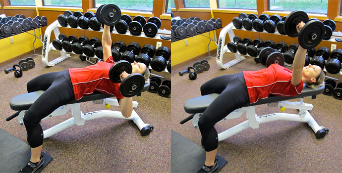 Dumbbell Alternating Arm Chest Press