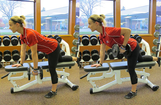 Dumbbell Bent-over Row