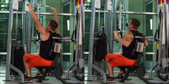 Wide-grip Lat Pulldown